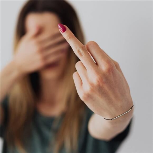 Morse Code Bracelet for Women Inspirational Funny Friendship Gift Sterling Silve - Picture 2 of 5